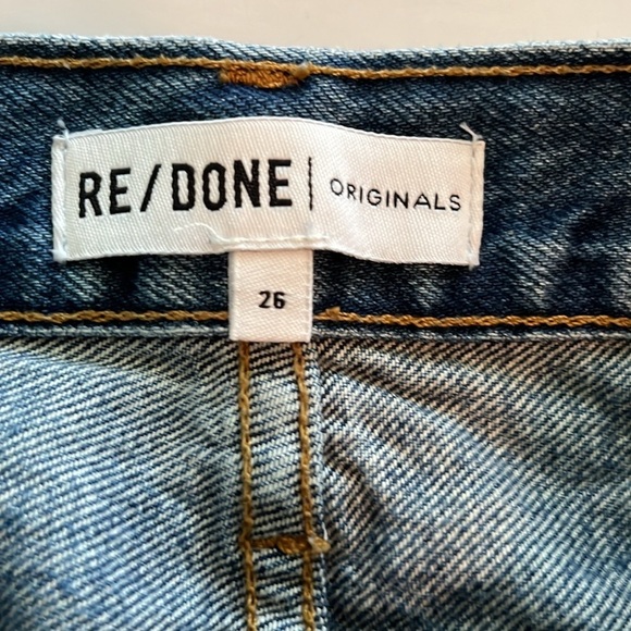 Re/Done Originals High Rise Shorts Size 26 - Picture 9 of 16